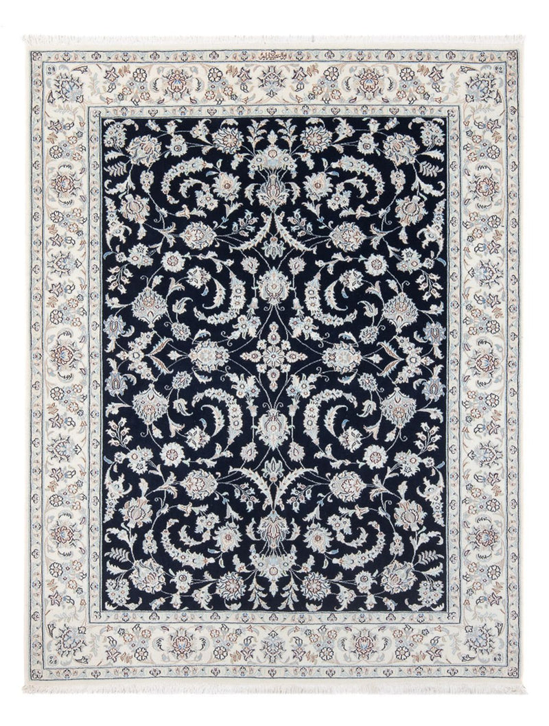 Perzisch tapijt - Nain - Premium - 196 x 151 cm - donkerblauw
