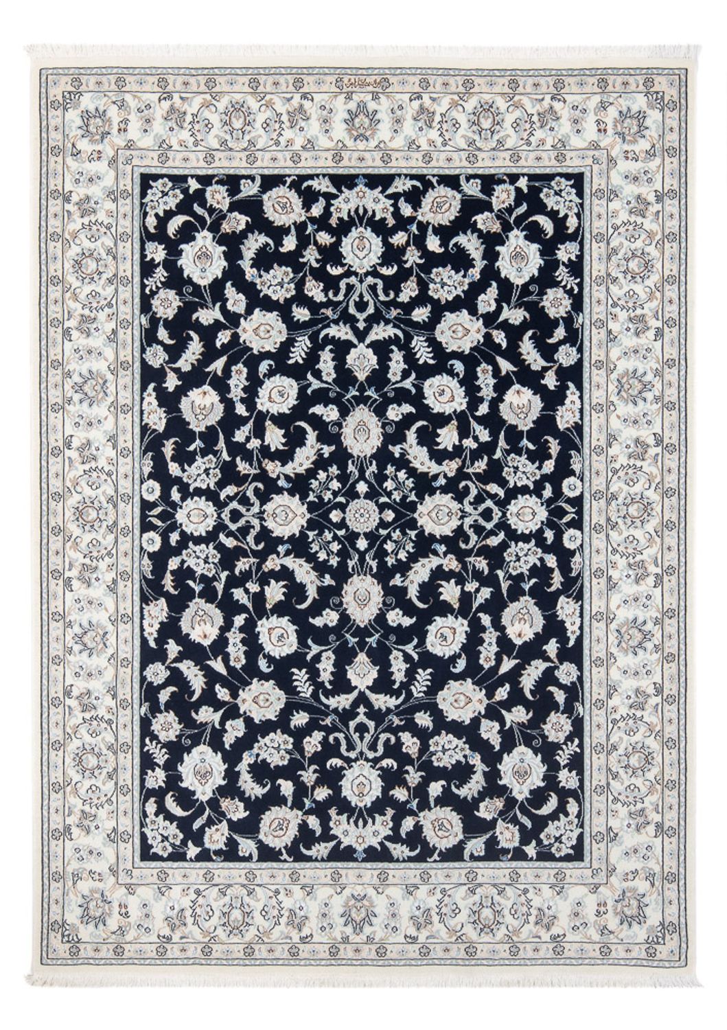 Perzisch tapijt - Nain - Premium - 203 x 150 cm - donkerblauw