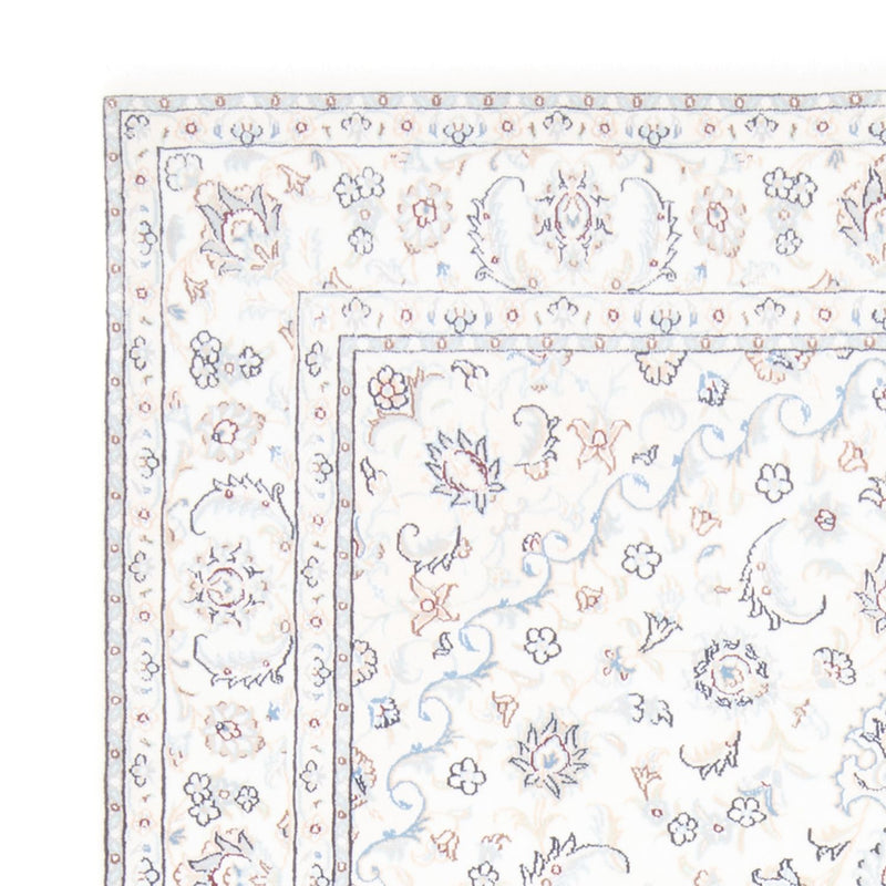 Perzisch tapijt - Nain - Koninklijk - 198 x 150 cm - crème