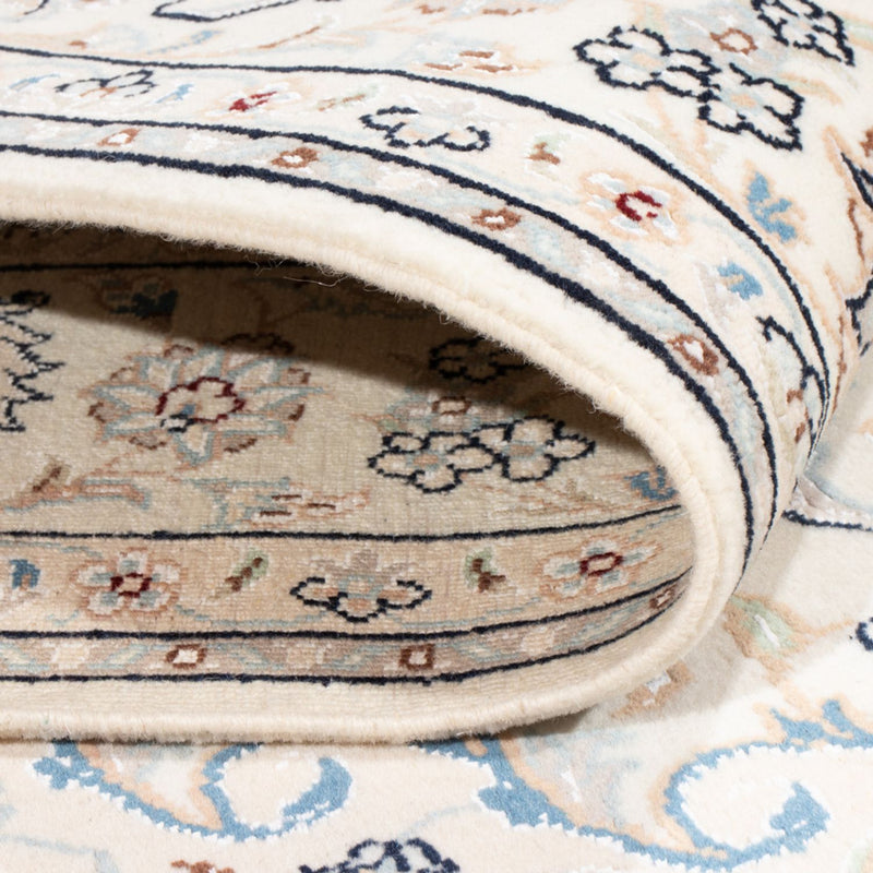 Perzisch tapijt - Nain - Koninklijk - 198 x 150 cm - crème