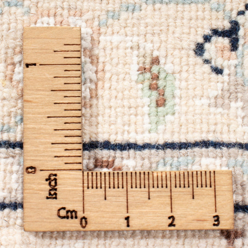 Perzisch tapijt - Nain - Koninklijk - 198 x 150 cm - crème