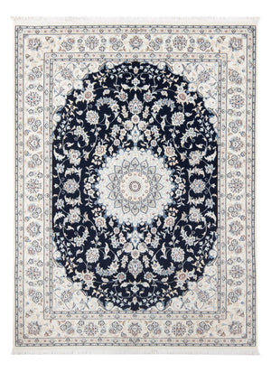Perzisch tapijt - Nain - Premium - 196 x 148 cm - donkerblauw