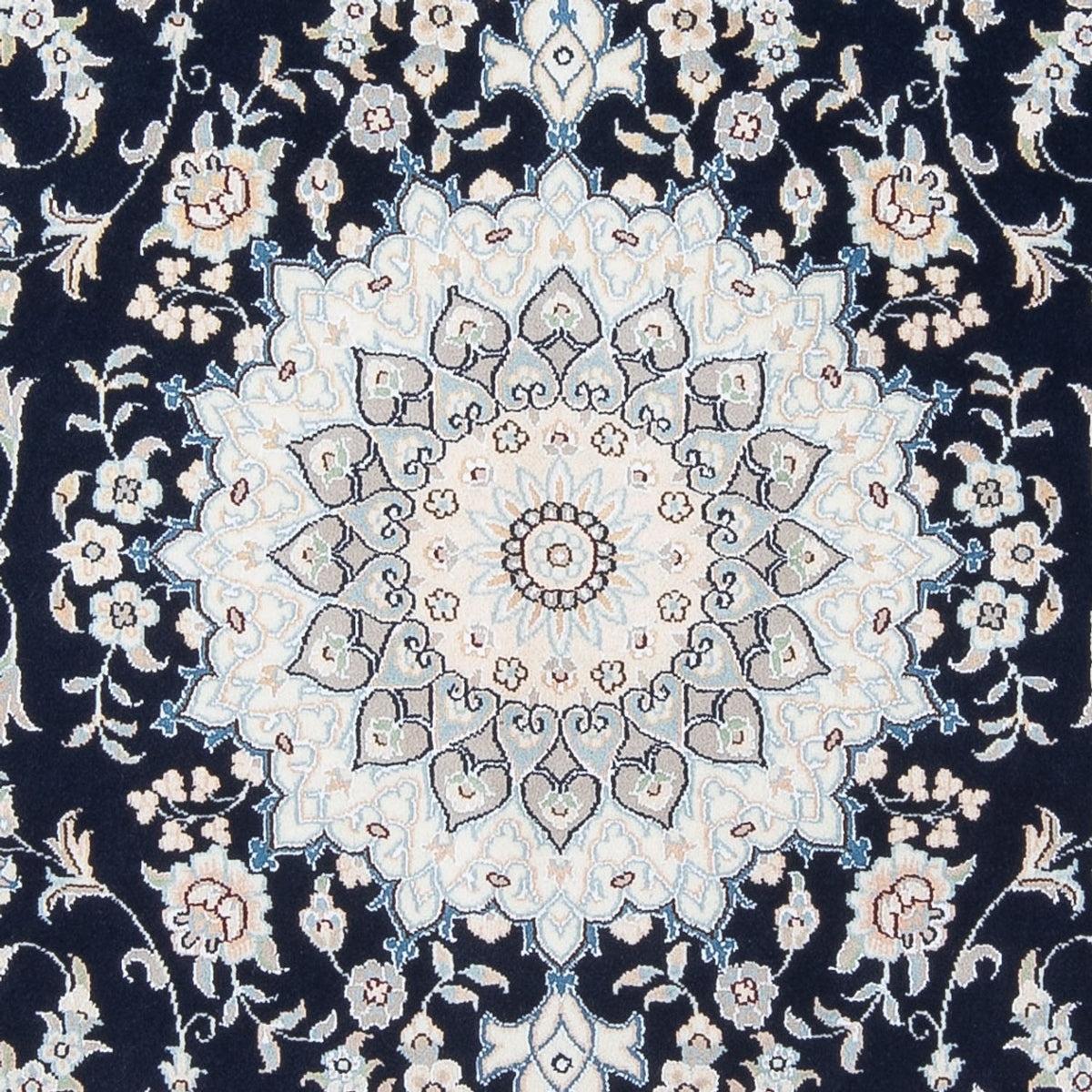 Perzisch tapijt - Nain - Premium - 196 x 148 cm - donkerblauw
