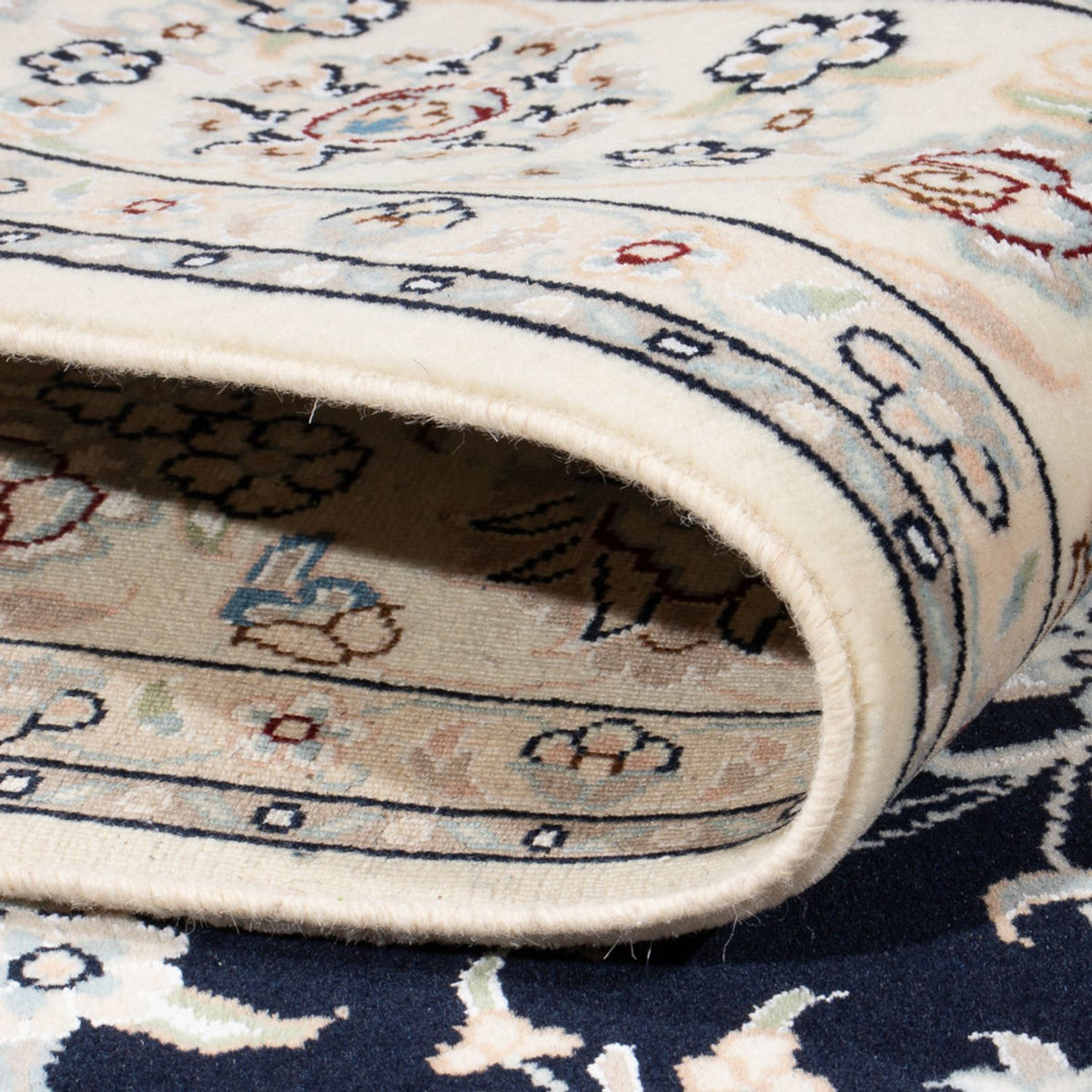 Perzisch tapijt - Nain - Premium - 196 x 148 cm - donkerblauw