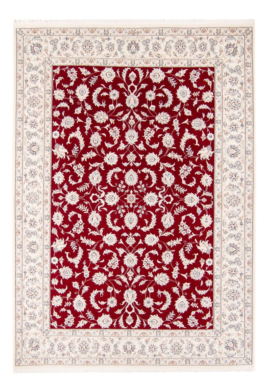 Perzisch tapijt - Nain - 234 x 170 cm - rood