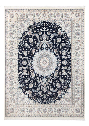 Perzisch tapijt - Nain - Premium - 204 x 150 cm - donkerblauw