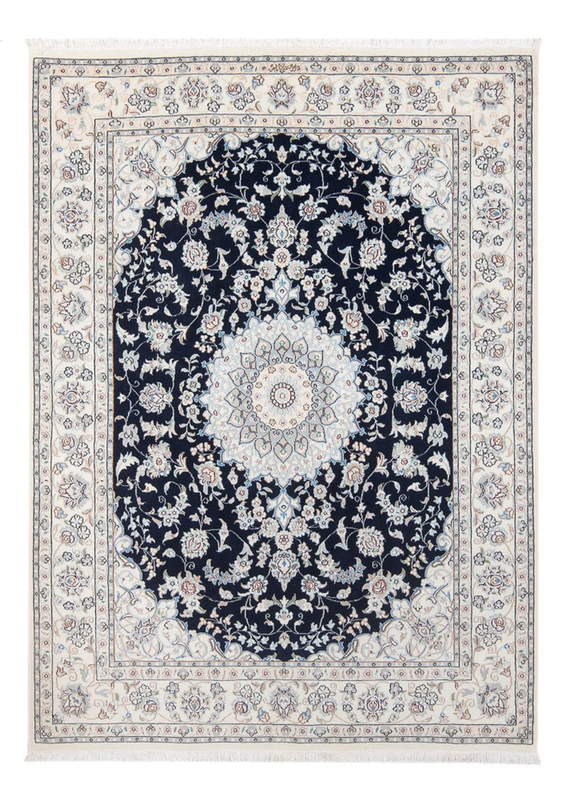 Perzisch tapijt - Nain - Premium - 204 x 150 cm - donkerblauw