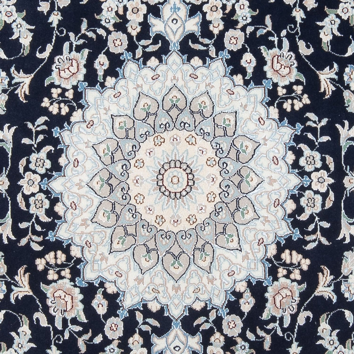 Perzisch tapijt - Nain - Premium - 204 x 150 cm - donkerblauw