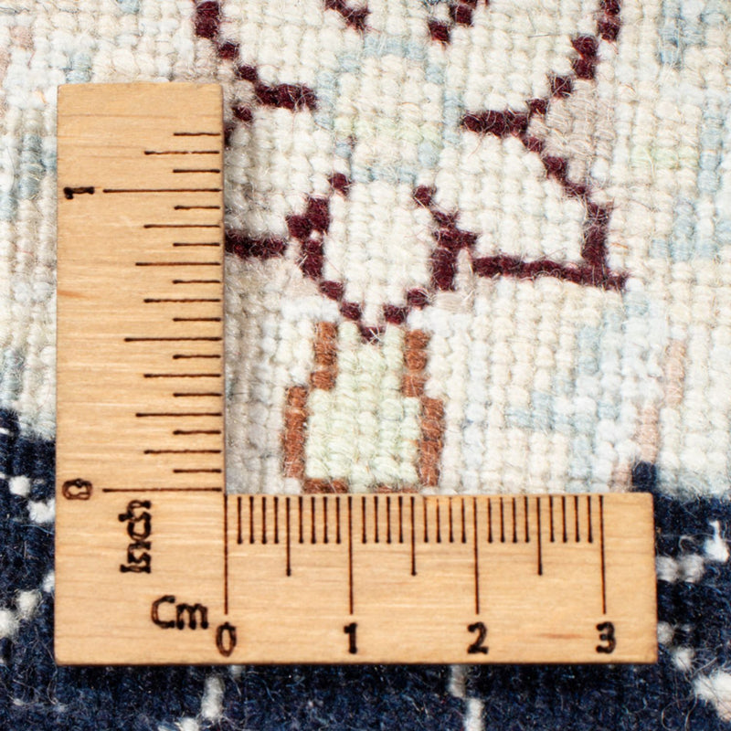 Loper Perzisch tapijt - Nain - Koninklijk - 196 x 80 cm - donkerblauw