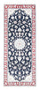 Loper Perzisch tapijt - Nain - Koninklijk - 200 x 80 cm - donkerblauw
