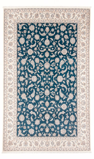 Nain - 6La Tapijt 198x298cm - Perzisch tapijt - turkoois