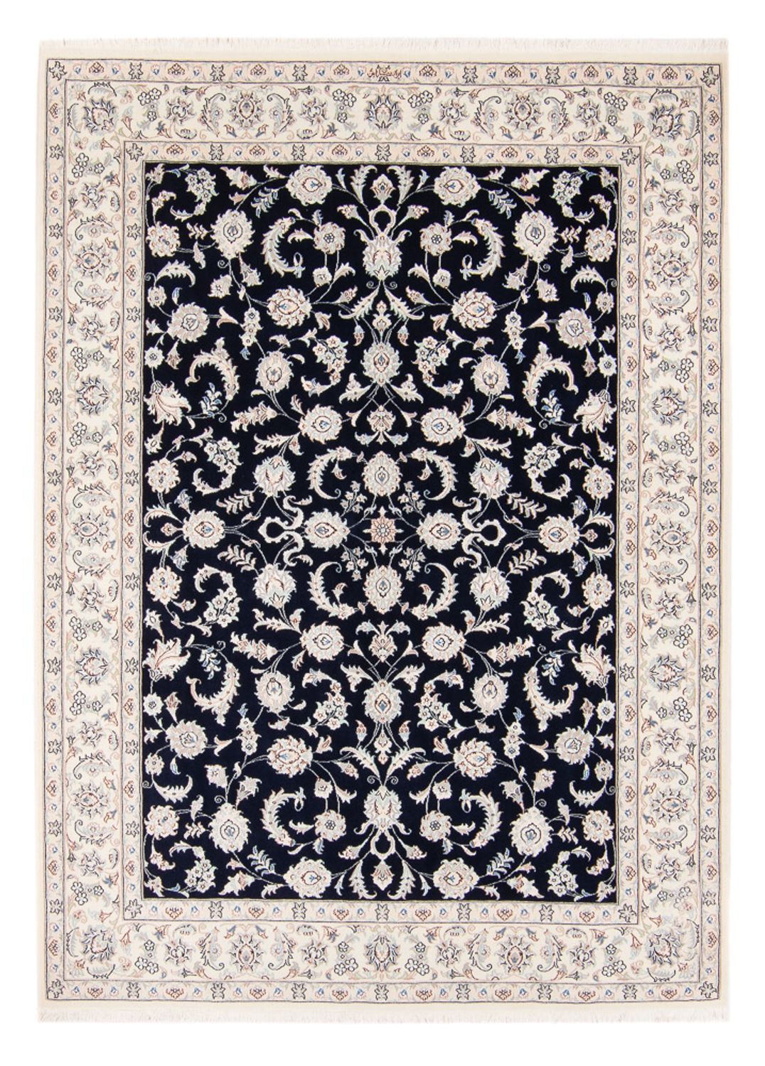 Perzisch tapijt - Nain - 233 x 170 cm - donkerblauw
