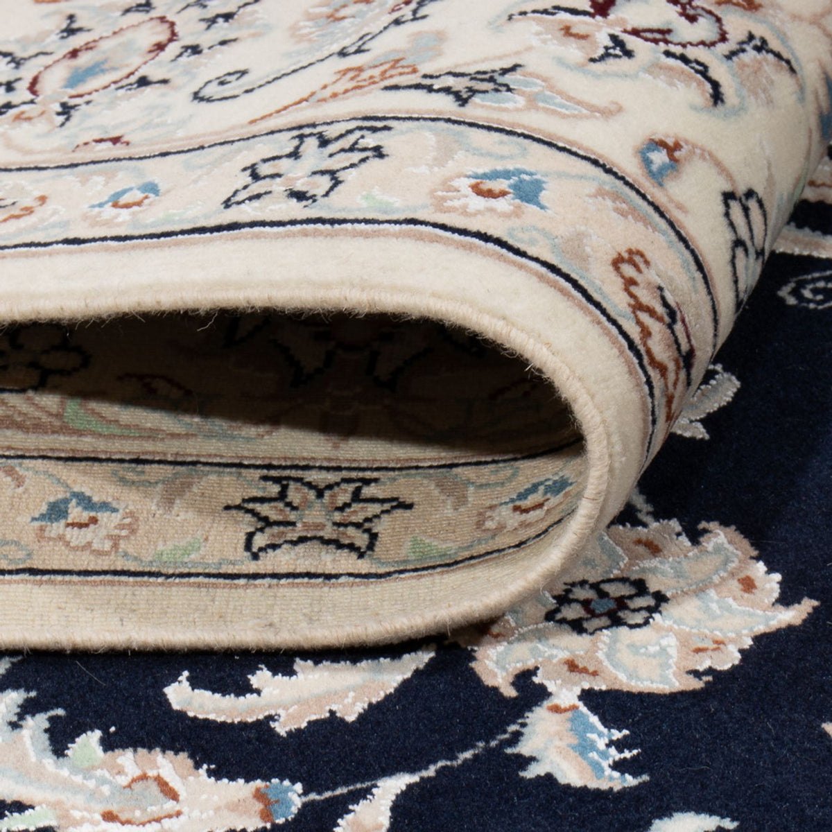 Perzisch tapijt - Nain - 233 x 170 cm - donkerblauw