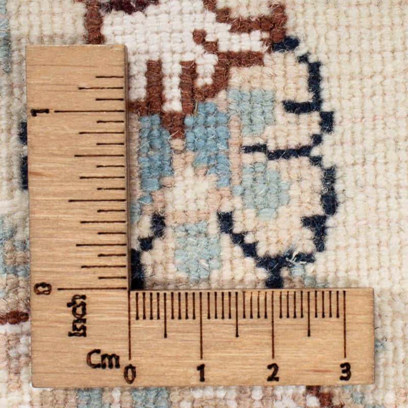 Perzisch tapijt - Nain rond  - 202 x 202 cm - donkerblauw