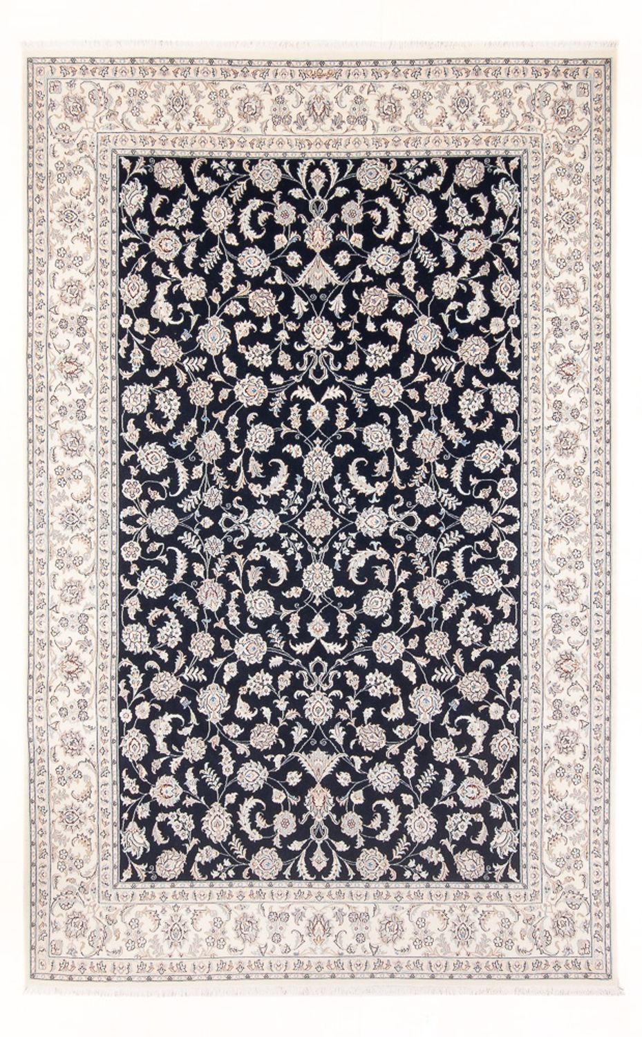 Perzisch tapijt - Nain - Premium - 298 x 198 cm - donkerblauw