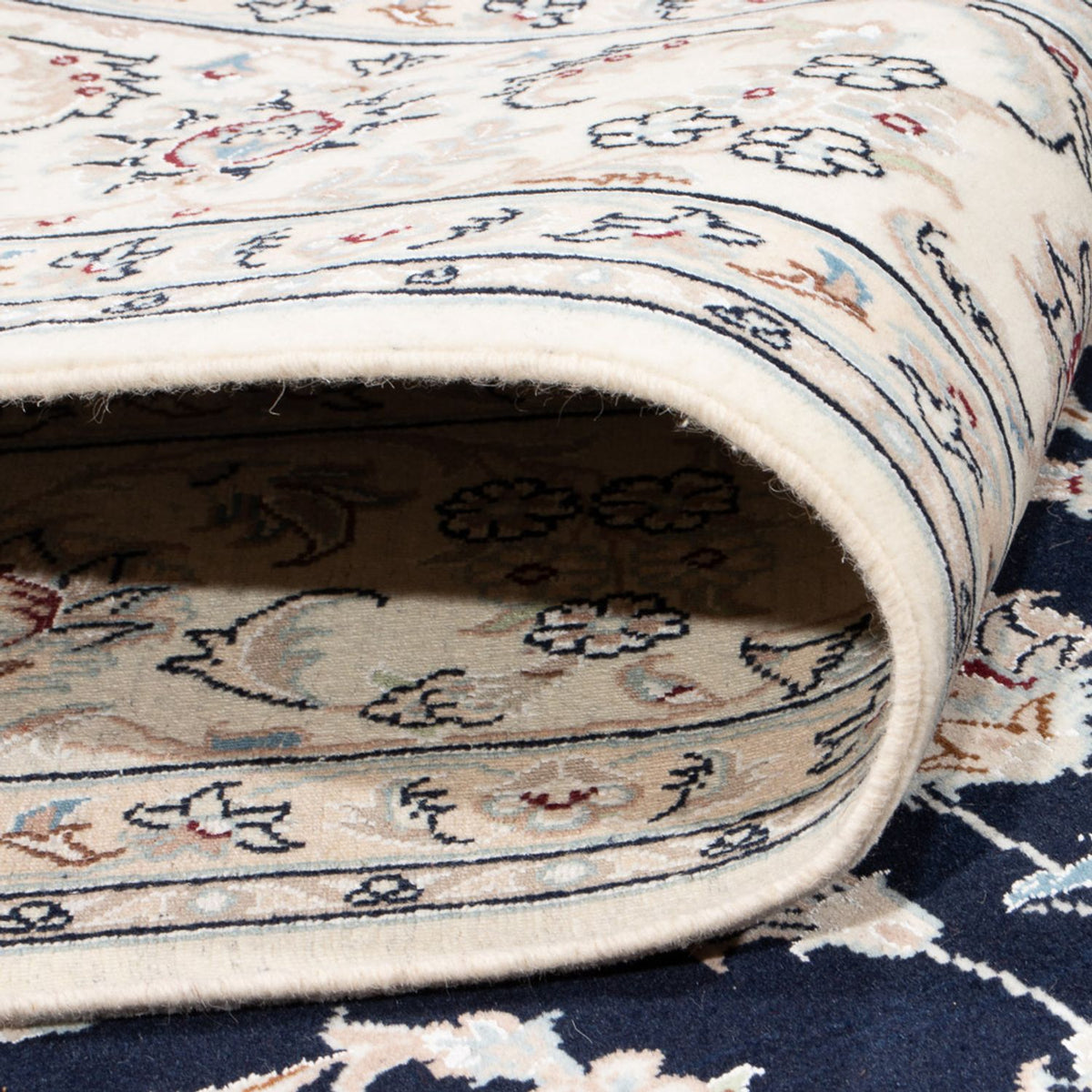 Perzisch tapijt - Nain - Premium - 298 x 198 cm - donkerblauw