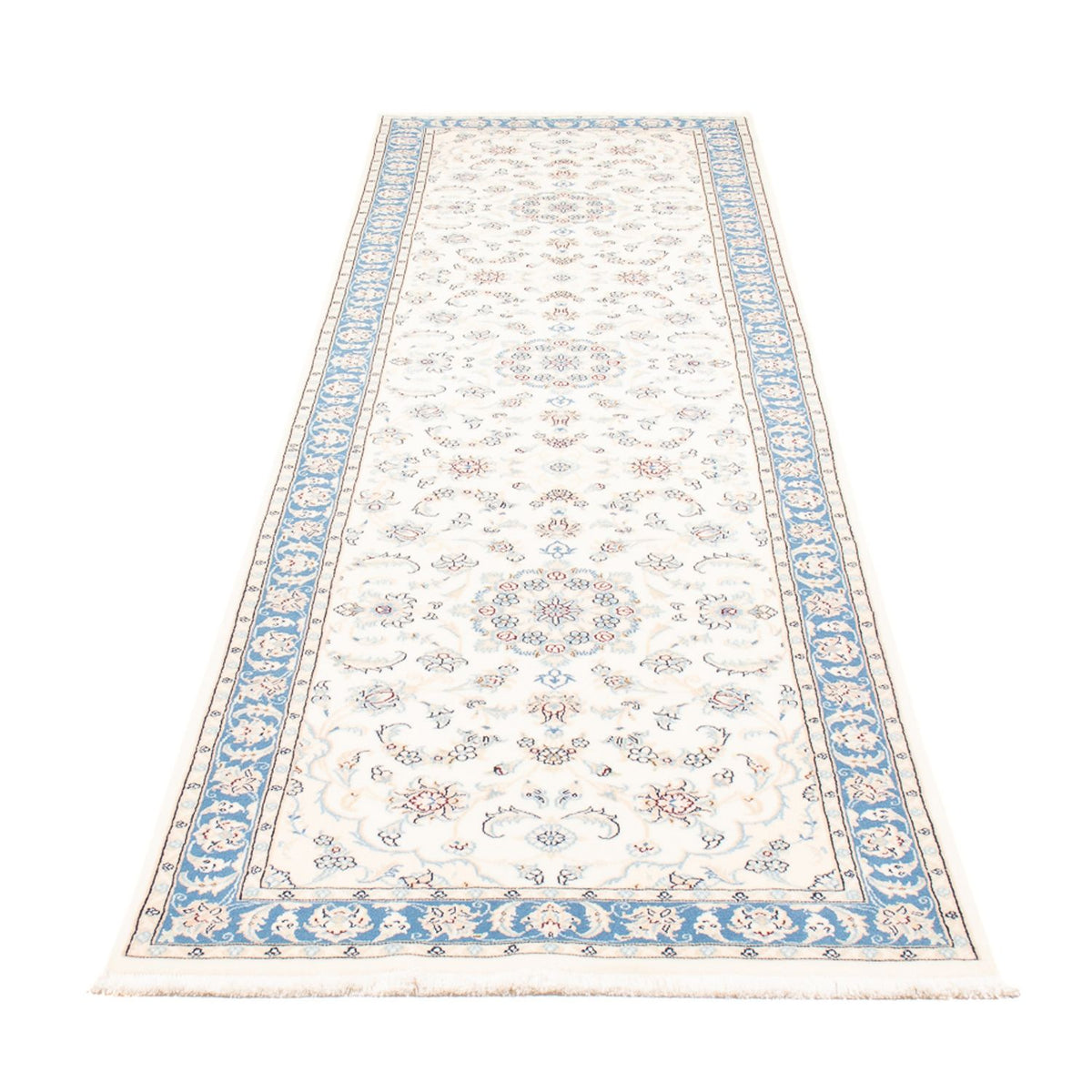Loper Perzisch tapijt - Nain - Premium - 300 x 80 cm - crème