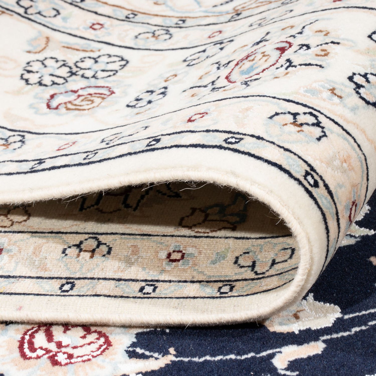 Perzisch tapijt - Nain - Premium - 199 x 150 cm - donkerblauw