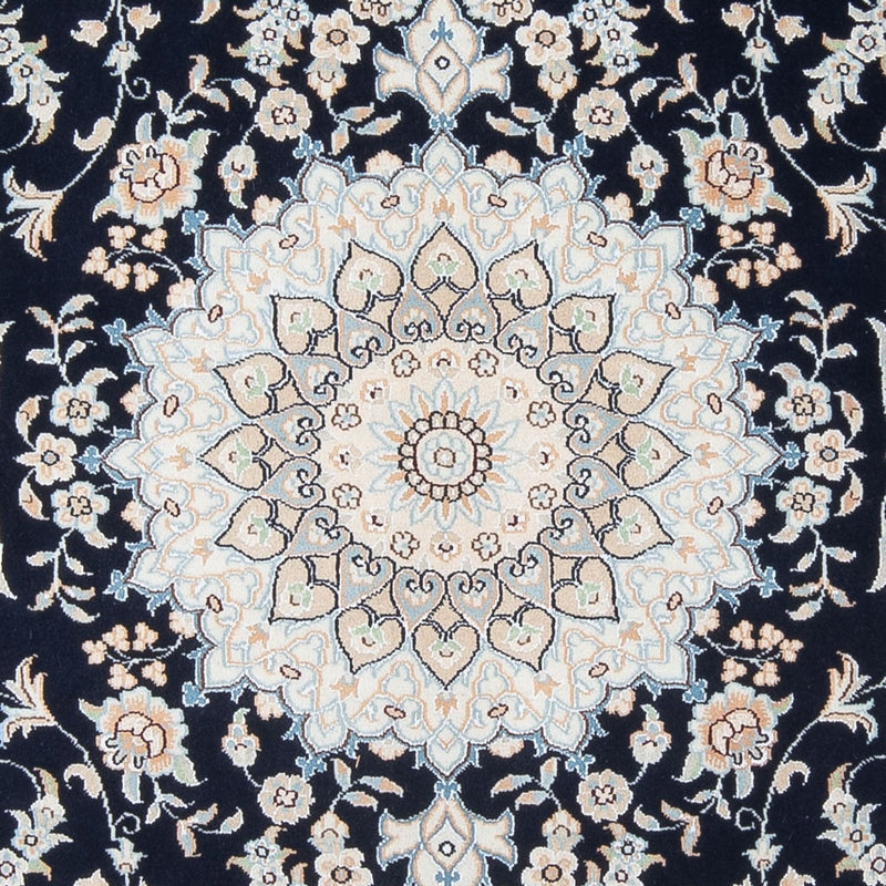 Perzisch tapijt - Nain - Premium - 195 x 150 cm - donkerblauw