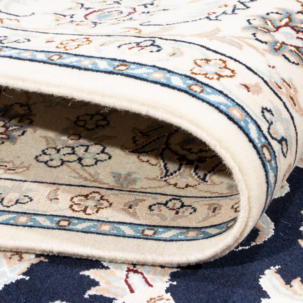 Perzisch tapijt - Nain - Premium - 205 x 148 cm - donkerblauw