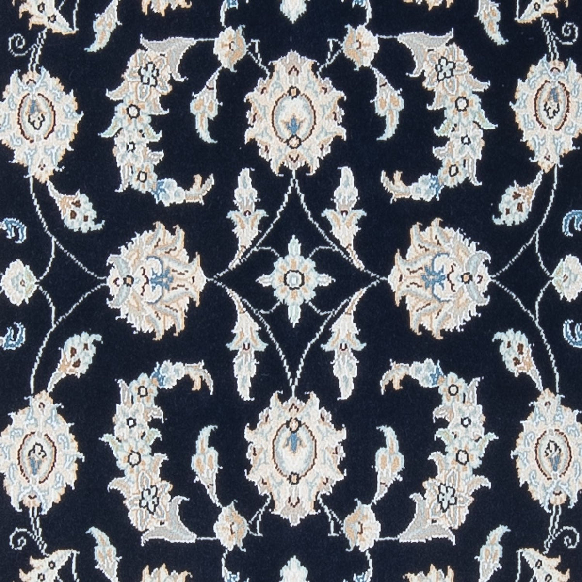 Loper Perzisch tapijt - Nain - Premium - 352 x 82 cm - donkerblauw