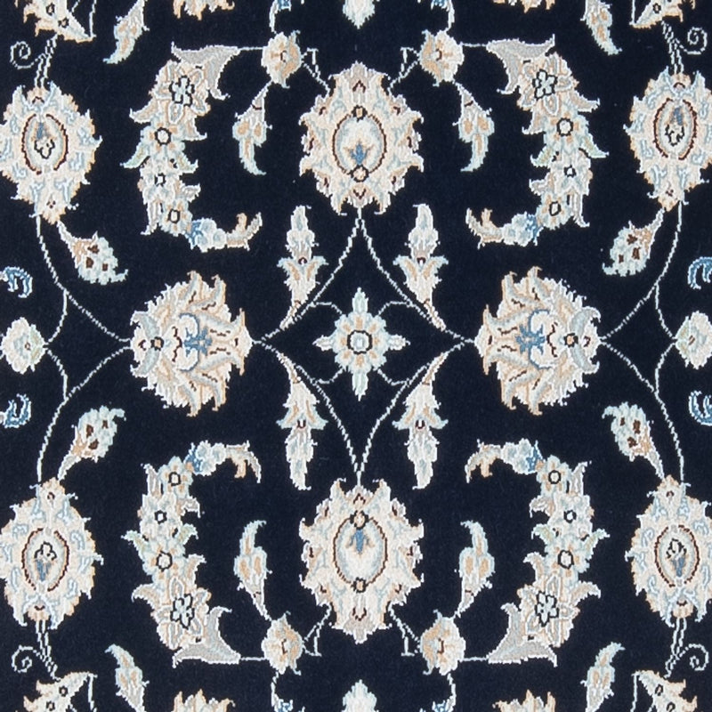 Loper Perzisch tapijt - Nain - Premium - 352 x 82 cm - donkerblauw