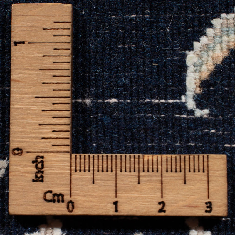 Loper Perzisch tapijt - Nain - Premium - 352 x 82 cm - donkerblauw