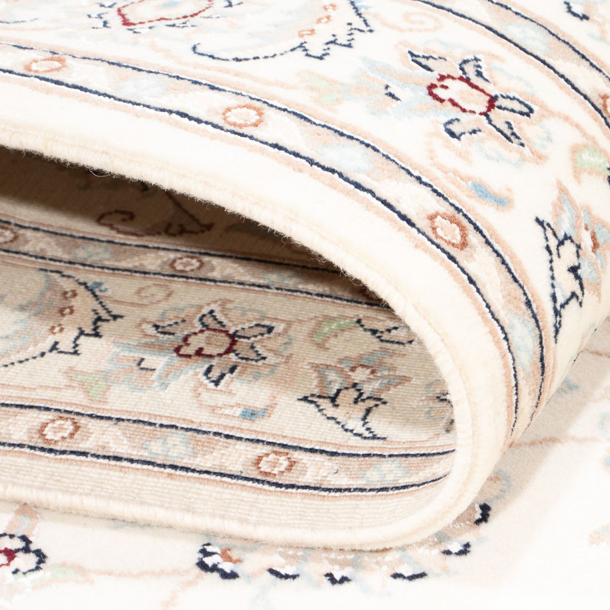 Loper Perzisch tapijt - Nain - Premium - 309 x 90 cm - crème