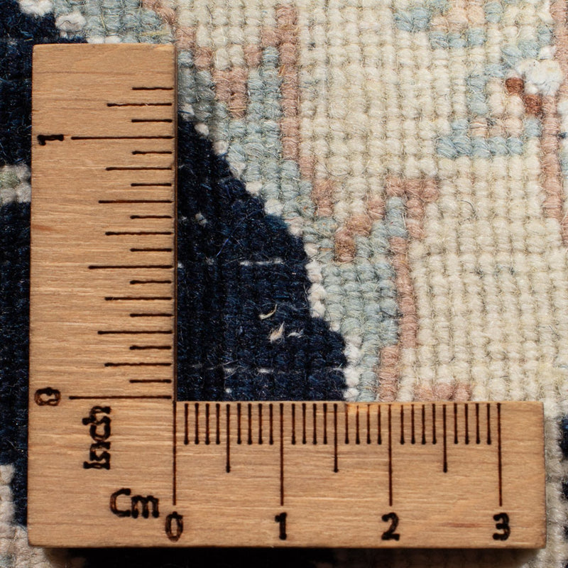 Loper Perzisch tapijt - Nain - Premium - 339 x 86 cm - donkerblauw