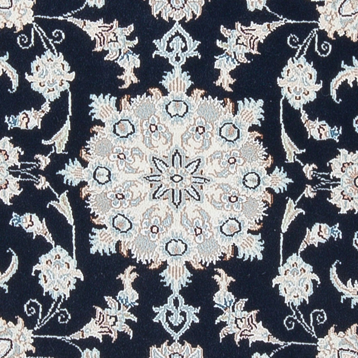 Loper Perzisch tapijt - Nain - Premium - 297 x 82 cm - donkerblauw