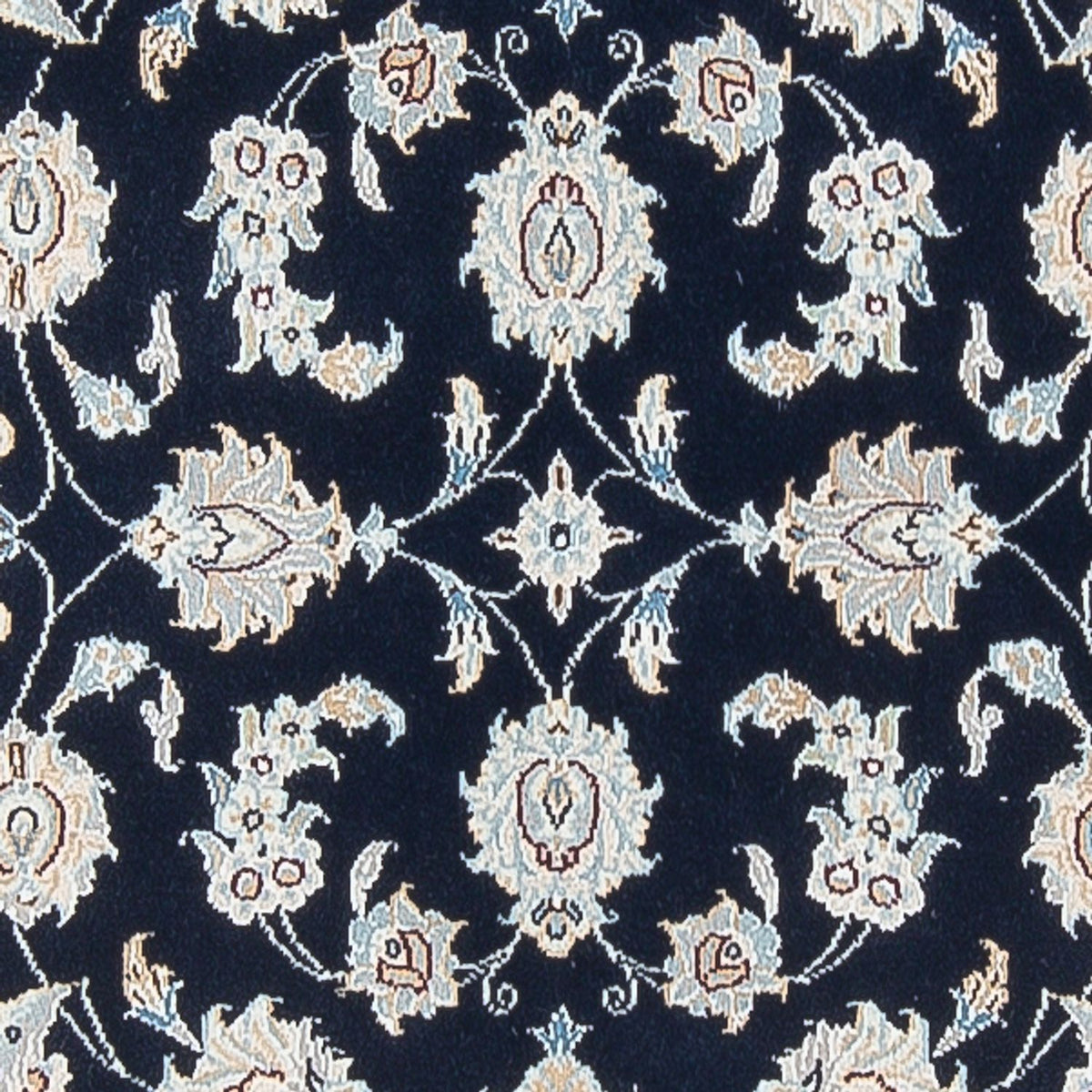 Loper Perzisch tapijt - Nain - Premium - 304 x 81 cm - donkerblauw