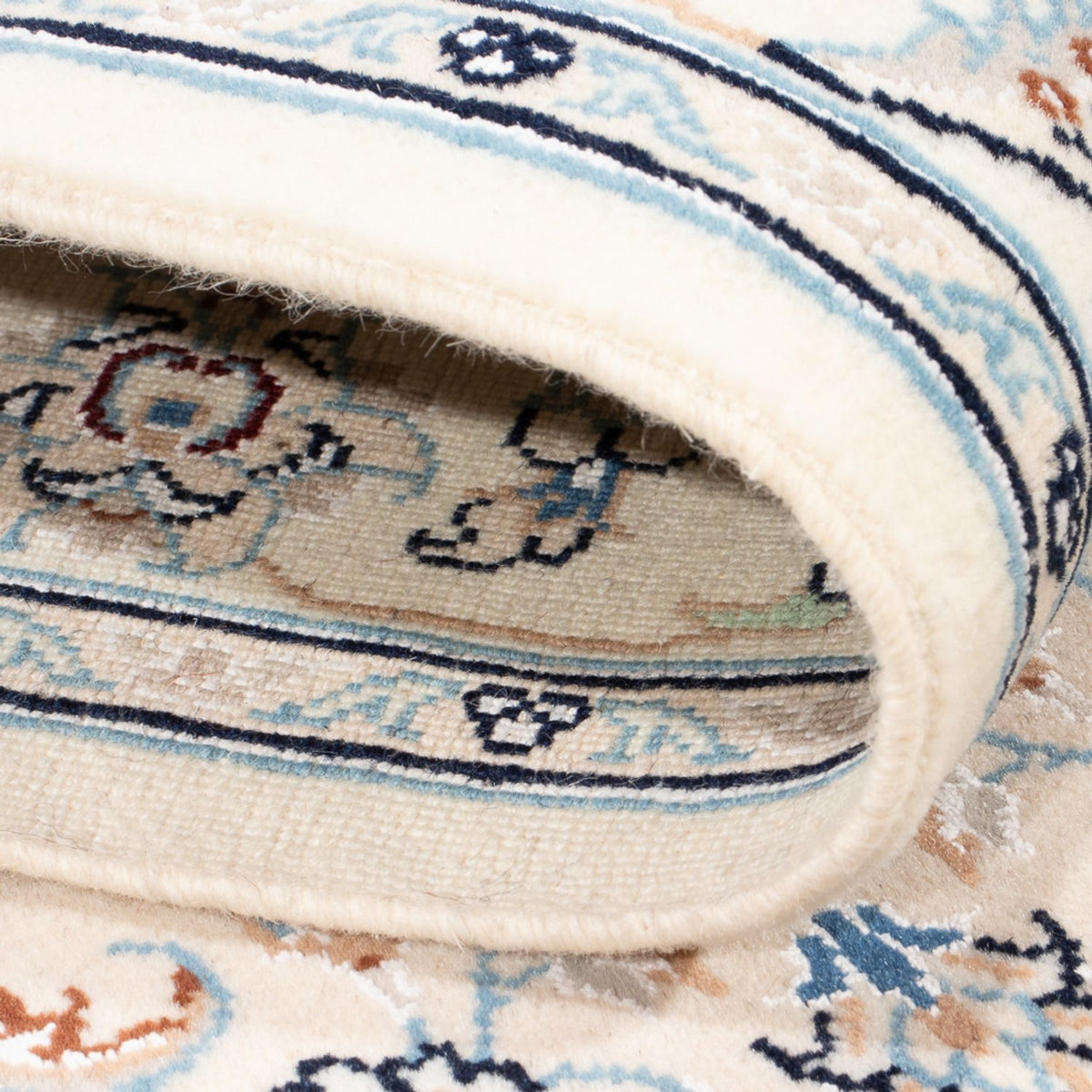 Loper Perzisch tapijt - Nain - Premium - 345 x 84 cm - crème