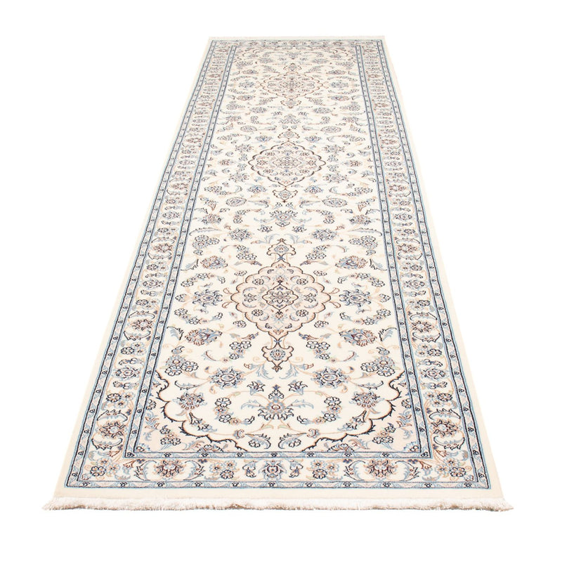 Loper Perzisch tapijt - Nain - Premium - 345 x 84 cm - crème