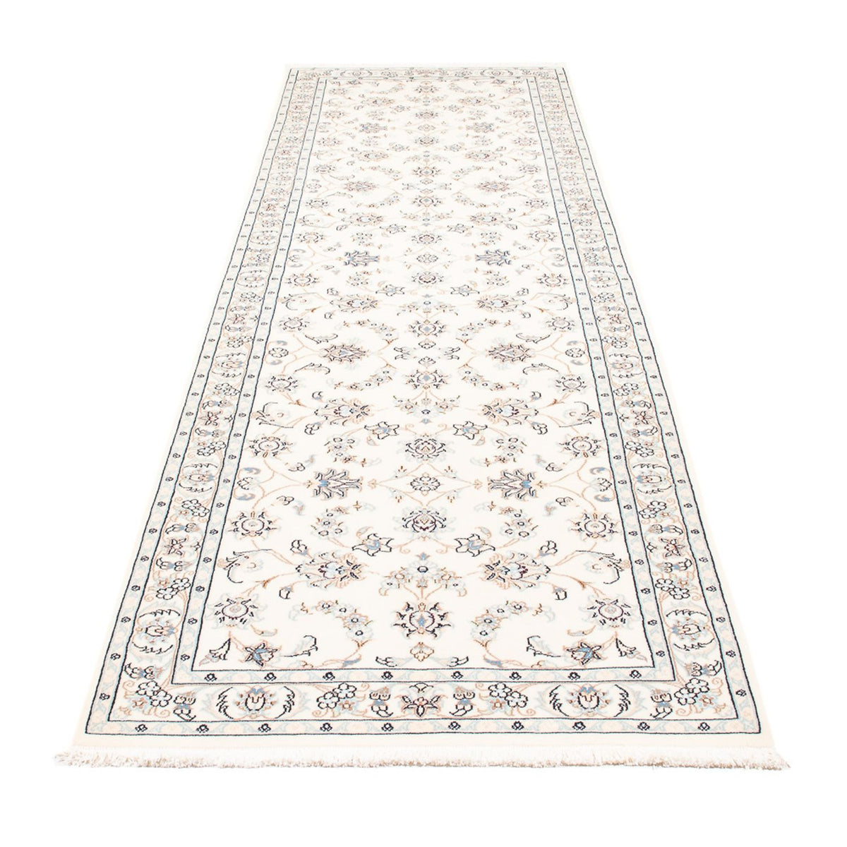 Loper Perzisch tapijt - Nain - Premium - 301 x 85 cm - crème