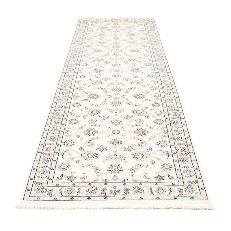 Loper Perzisch tapijt - Nain - Premium - 301 x 85 cm - crème