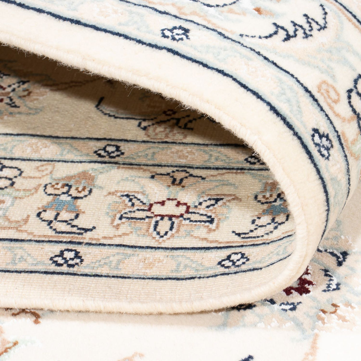 Loper Perzisch tapijt - Nain - Premium - 301 x 83 cm - crème