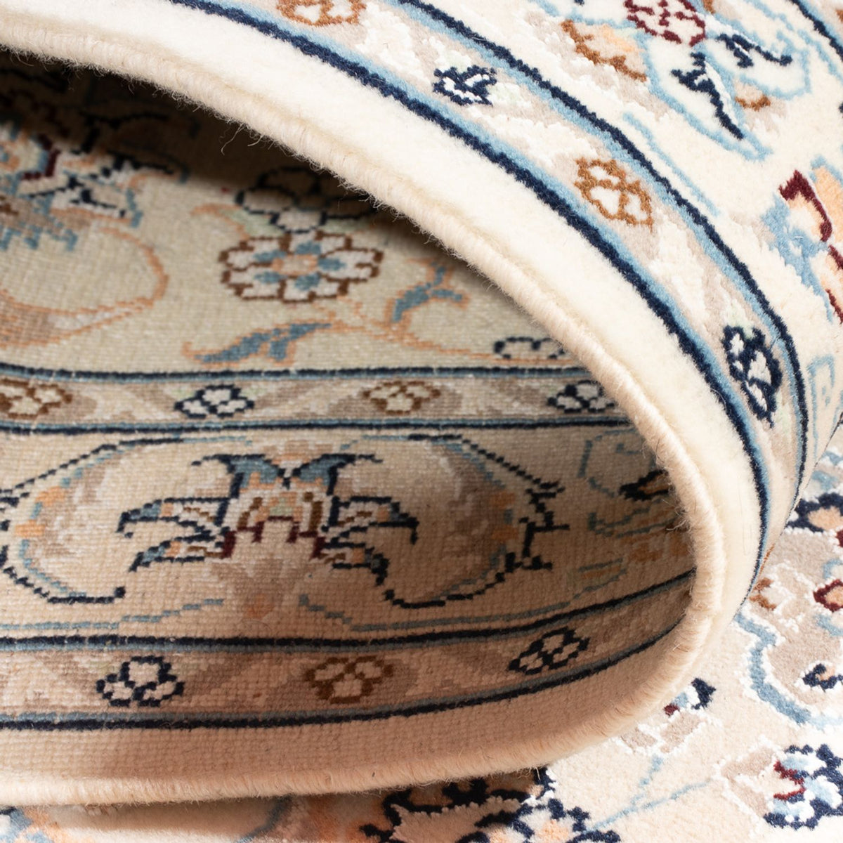 Loper Perzisch tapijt - Nain - Premium - 297 x 81 cm - crème