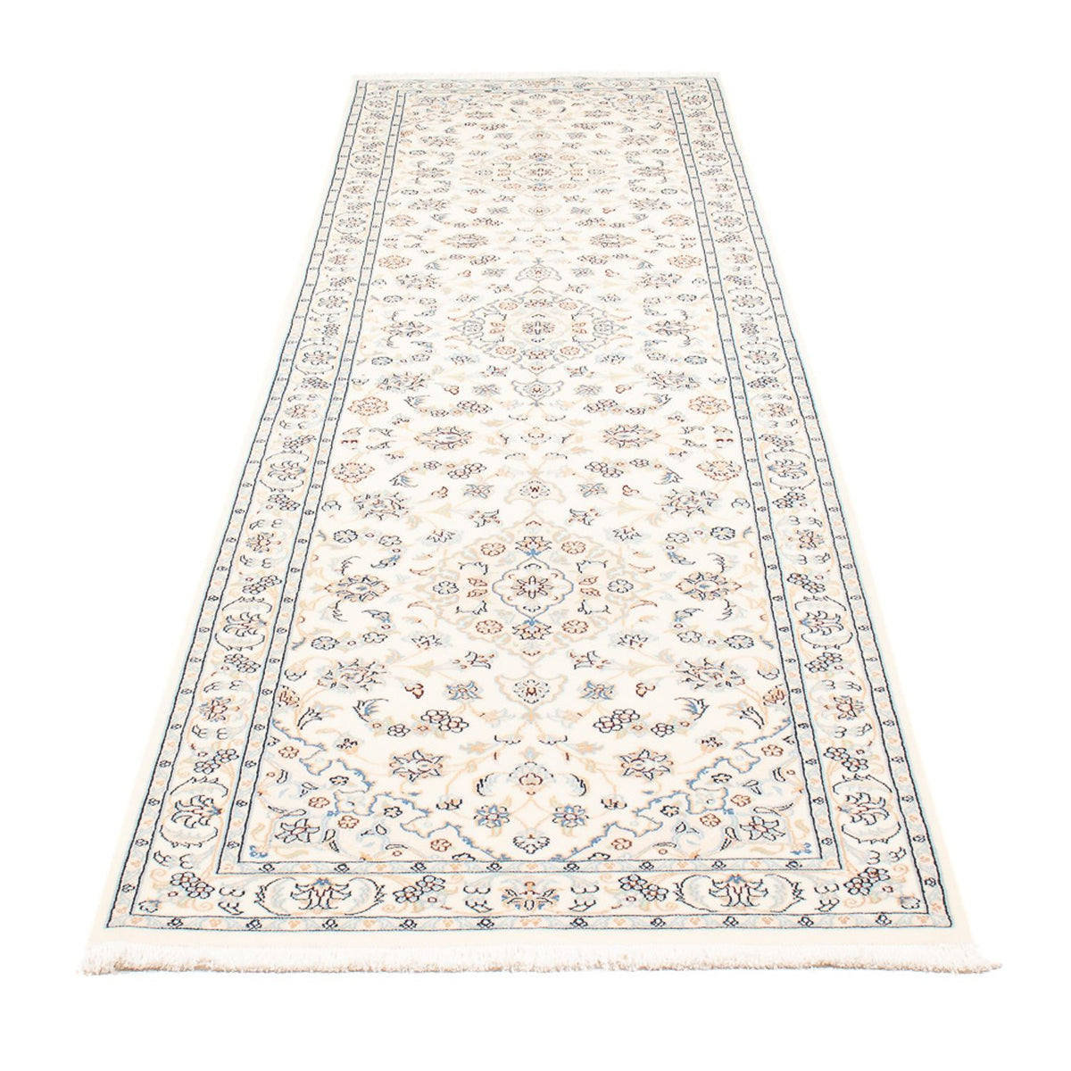 Loper Perzisch tapijt - Nain - Premium - 308 x 80 cm - crème