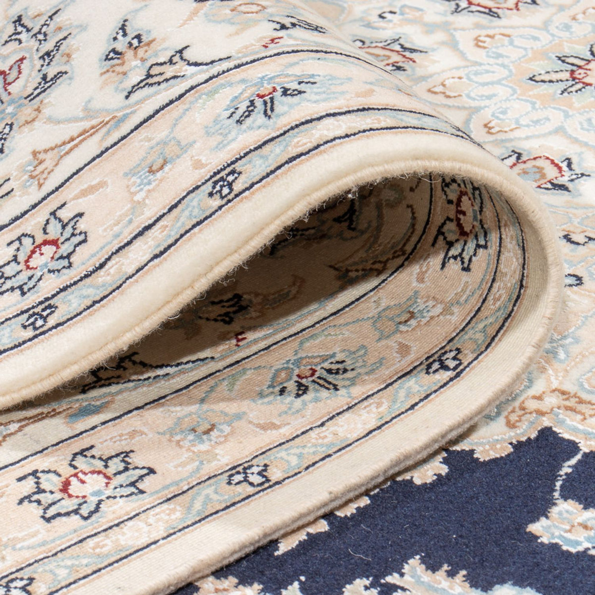 Perzisch tapijt - Nain - Premium - 345 x 247 cm - donkerblauw