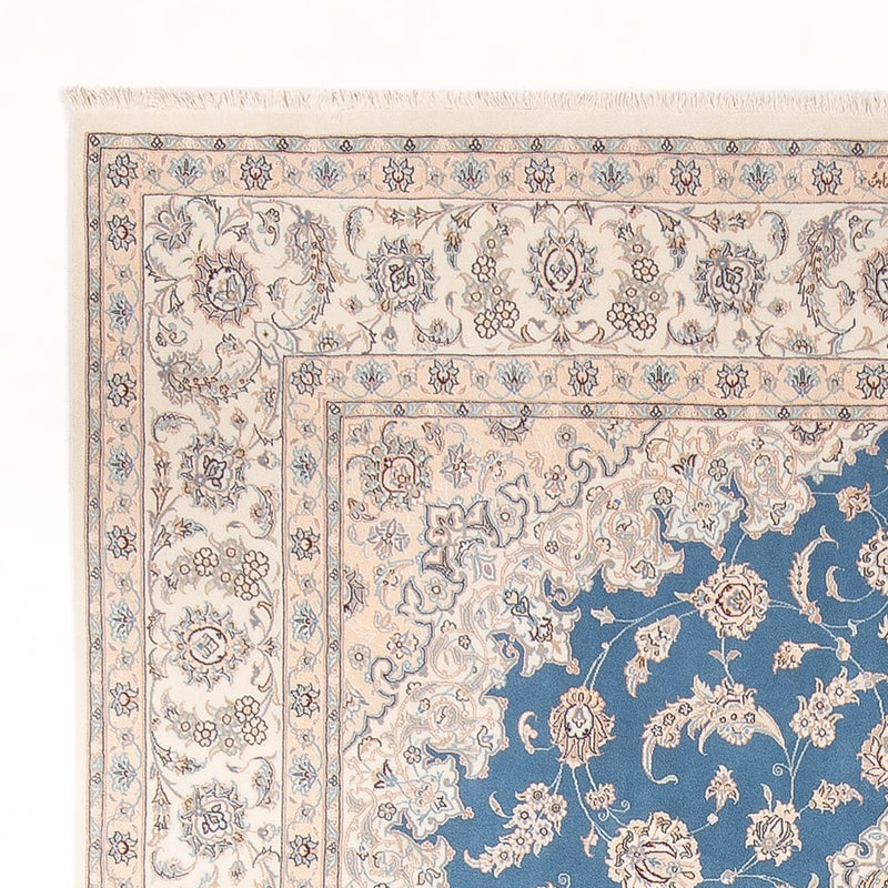 Perzisch tapijt - Nain - Premium - 348 x 245 cm - lichtblauw