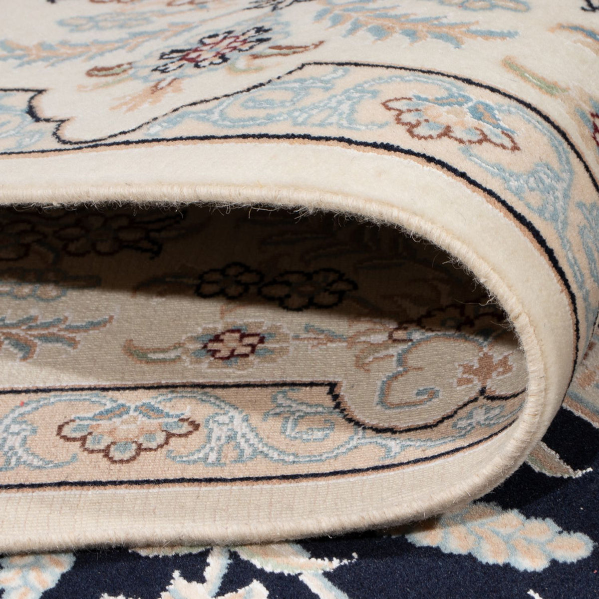 Perzisch tapijt - Nain - Premium - 304 x 197 cm - donkerblauw