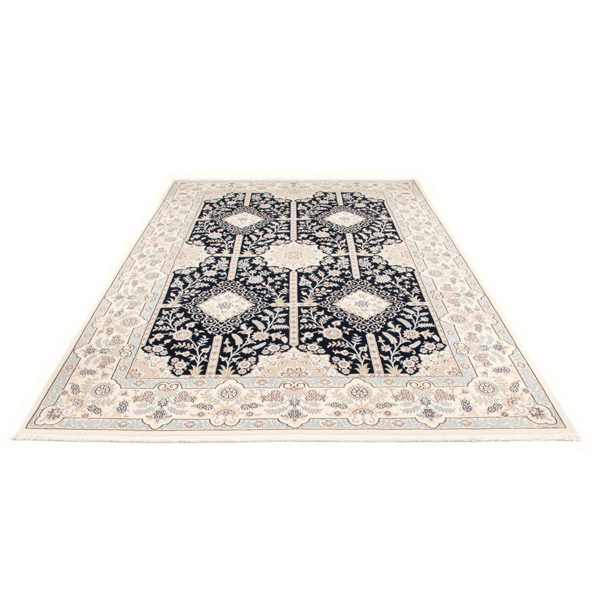 Perzisch tapijt - Nain - Premium - 304 x 197 cm - donkerblauw