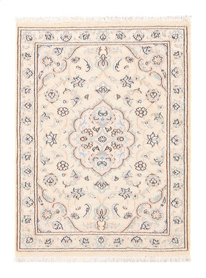 Perzisch tapijt - Nain - 90 x 60 cm - beige