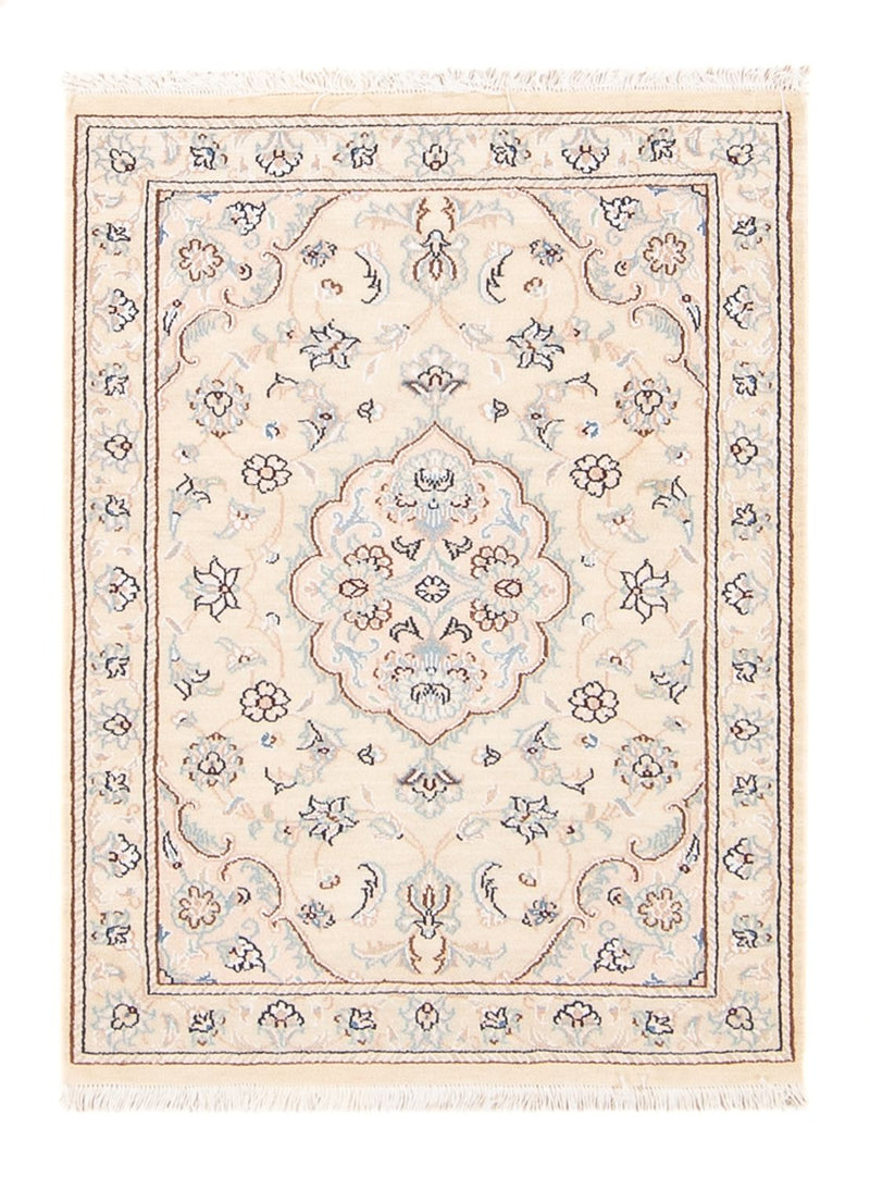 Perzisch tapijt - Nain - 90 x 60 cm - beige