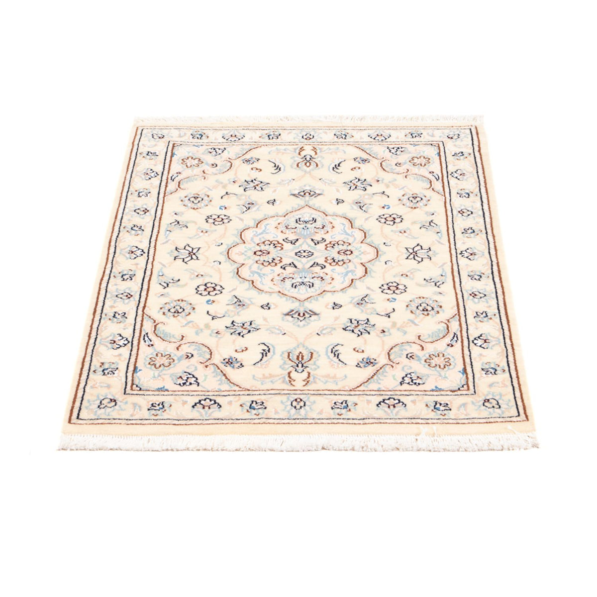 Perzisch tapijt - Nain - 90 x 60 cm - beige