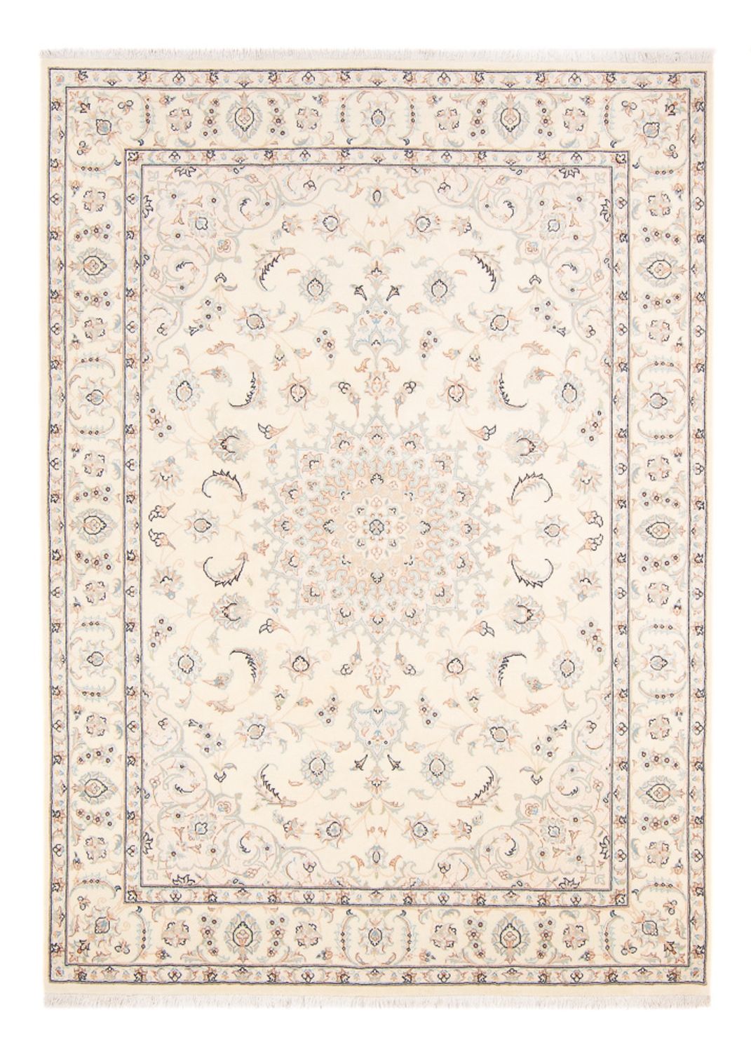 Perzisch tapijt - Nain - 236 x 170 cm - beige