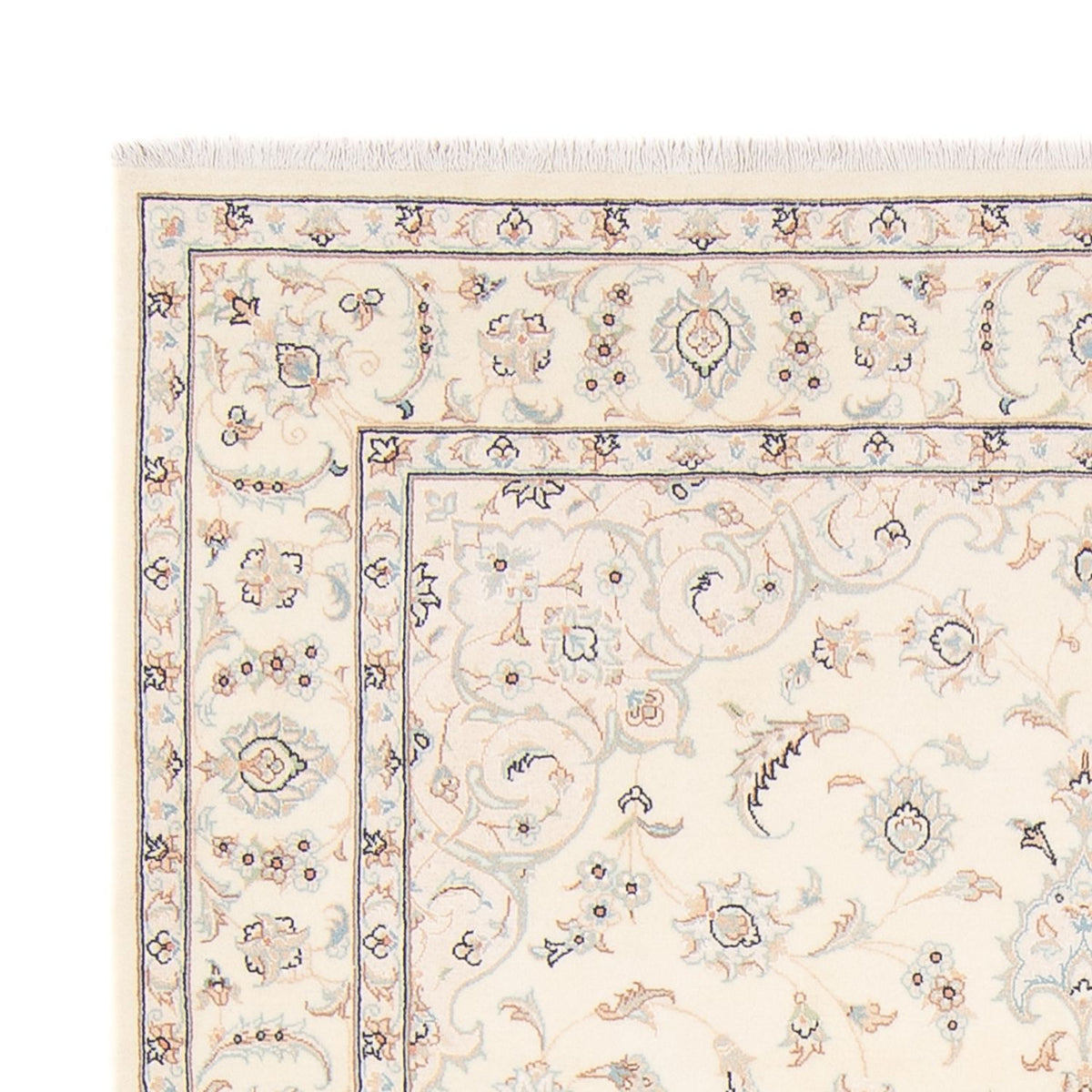 Perzisch tapijt - Nain - 236 x 170 cm - beige