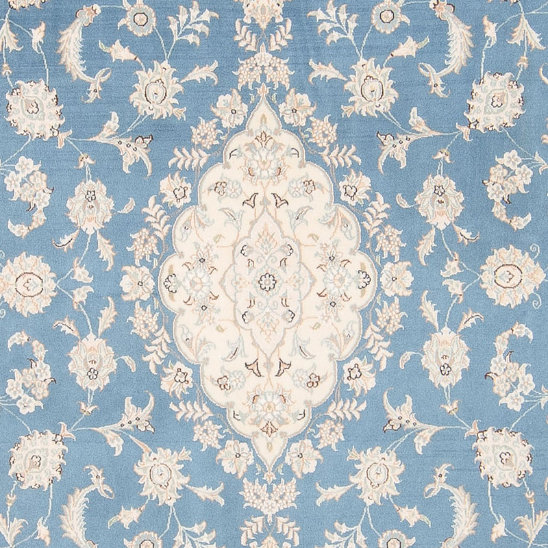 Perzisch tapijt - Nain - 251 x 168 cm - blauw