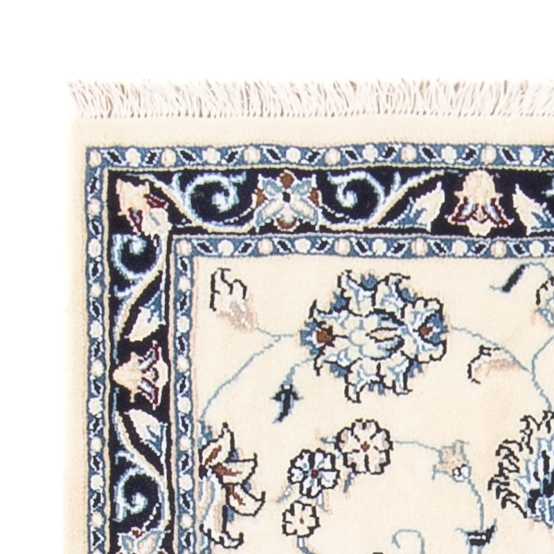 Perzisch tapijt - Nain - 85 x 60 cm - crème