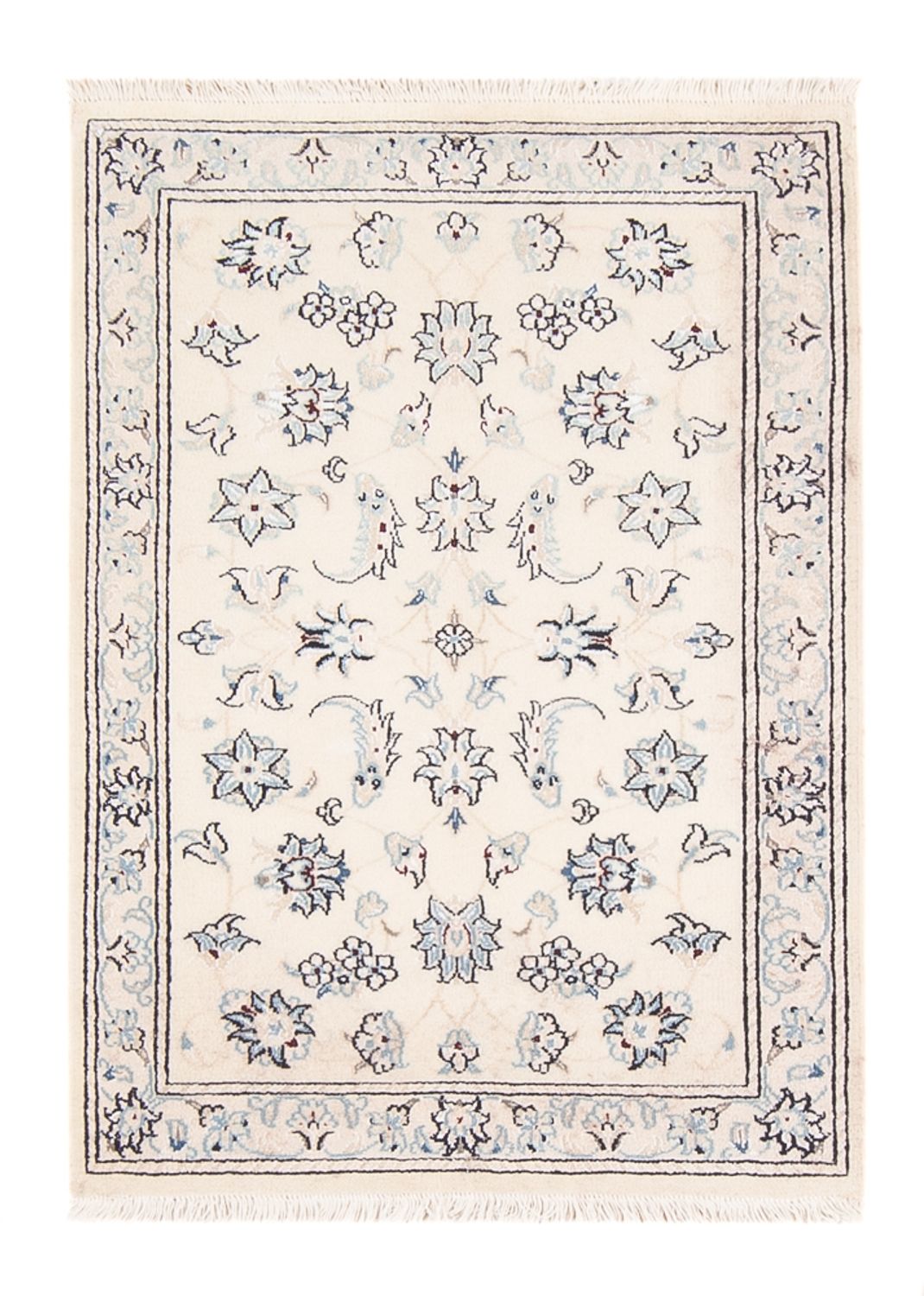 Perzisch tapijt - Nain - 89 x 60 cm - beige